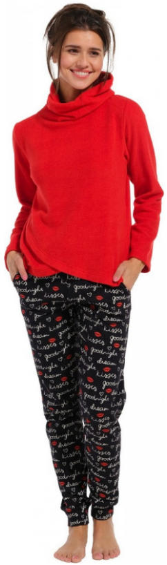 Dames Mix & Match Lange Pyjamabroek Black