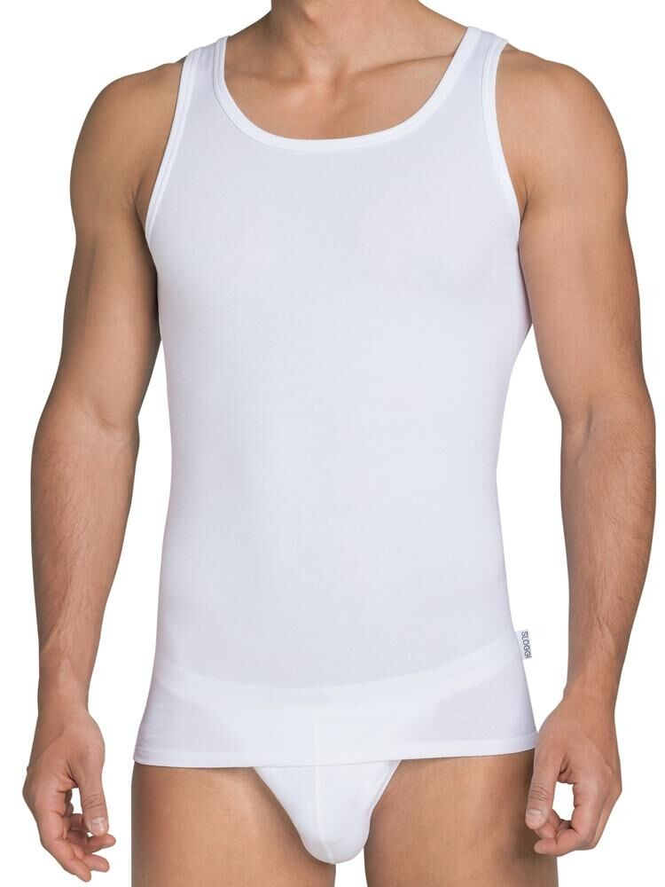 MEN Basic Heren Tanktop Wit