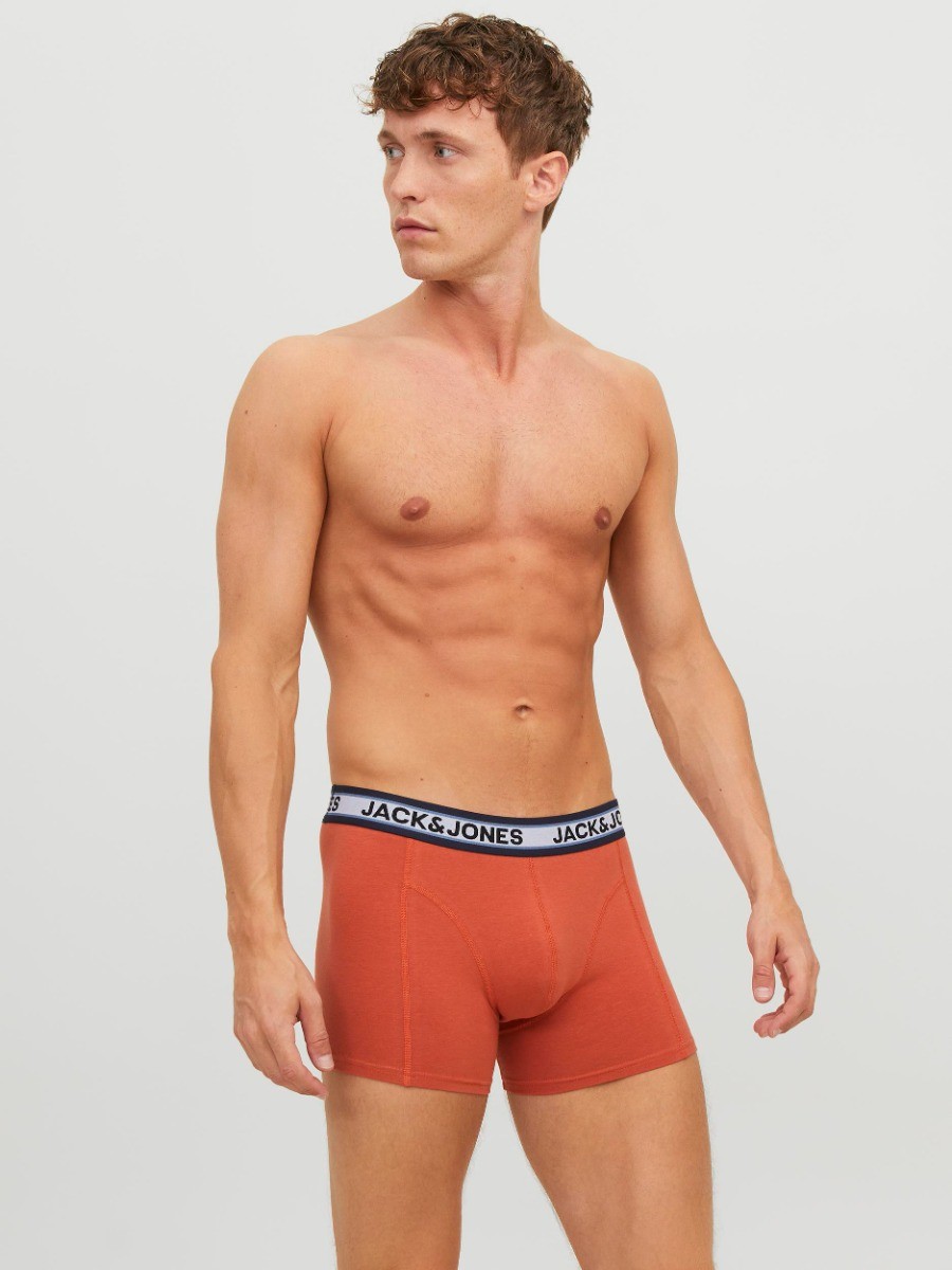 Heren Jacmarco Solid Trunks 3-Pack Coronet Blue