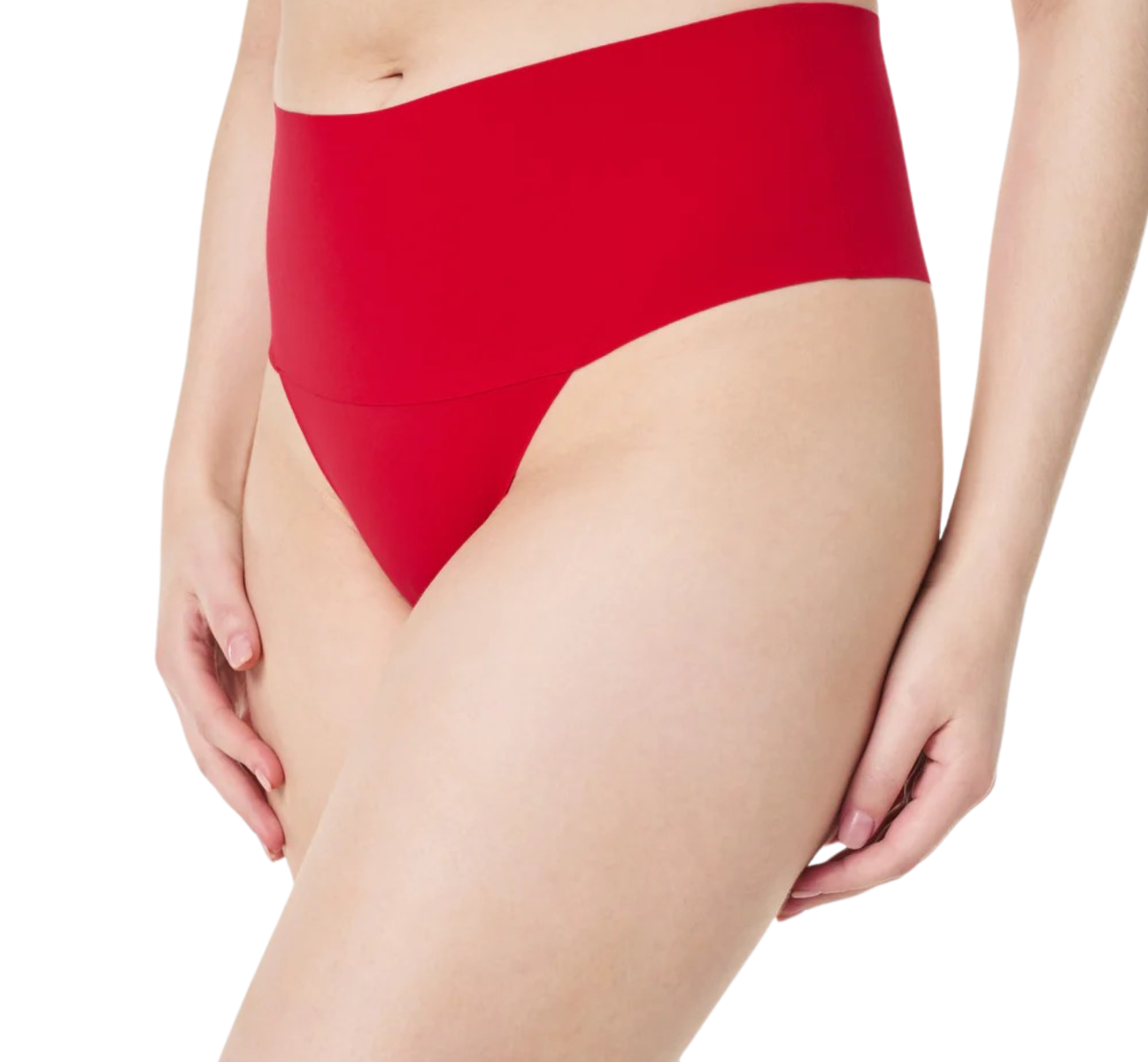 Dames Undie-Tectable Thong Red