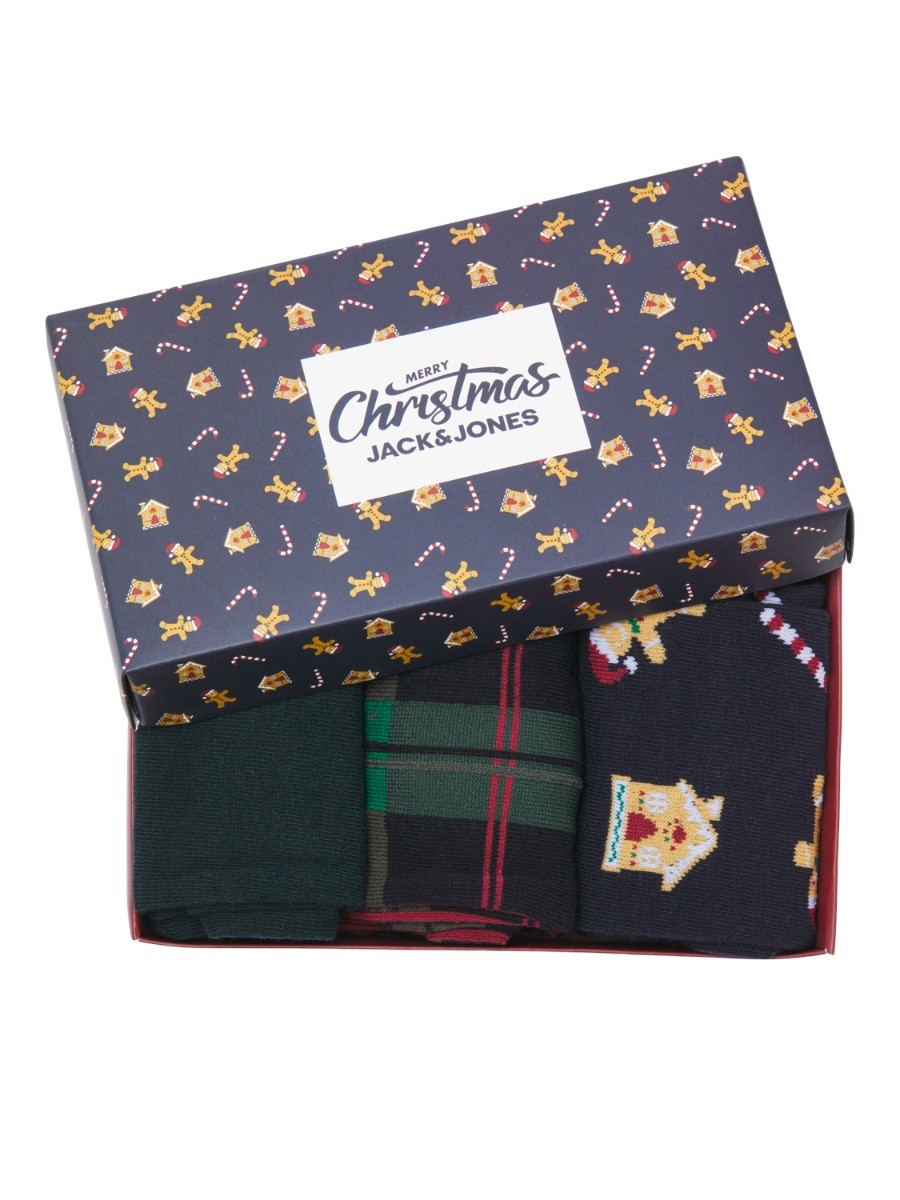 Heren Jacxmas Check Sokken Giftbox Inkwell