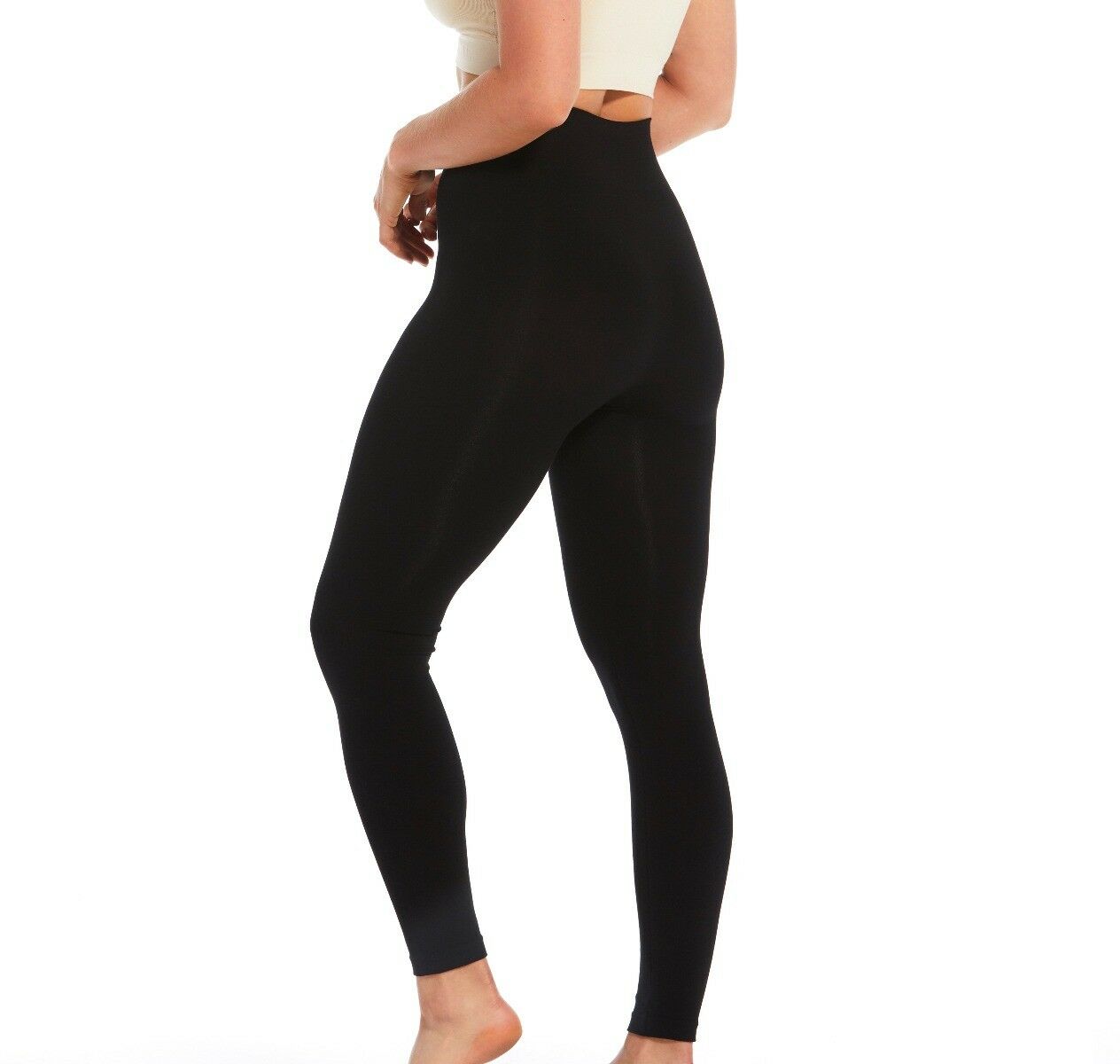 Dames Bamboo Legging Zwart