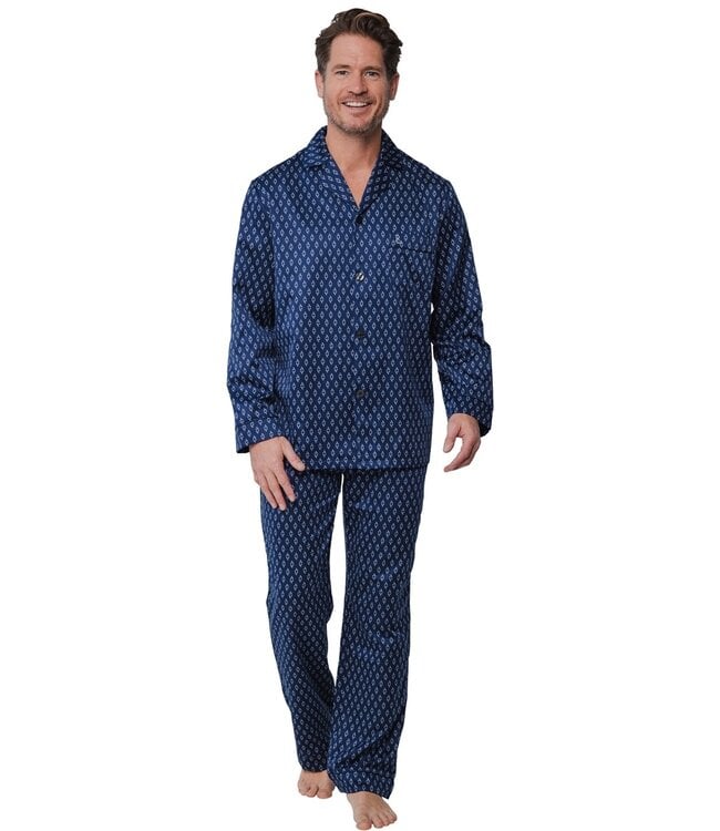 Heren Pyjama Donkerblauw