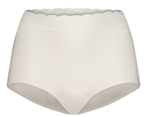 Secrets Dames High Waist Met Kant Off White