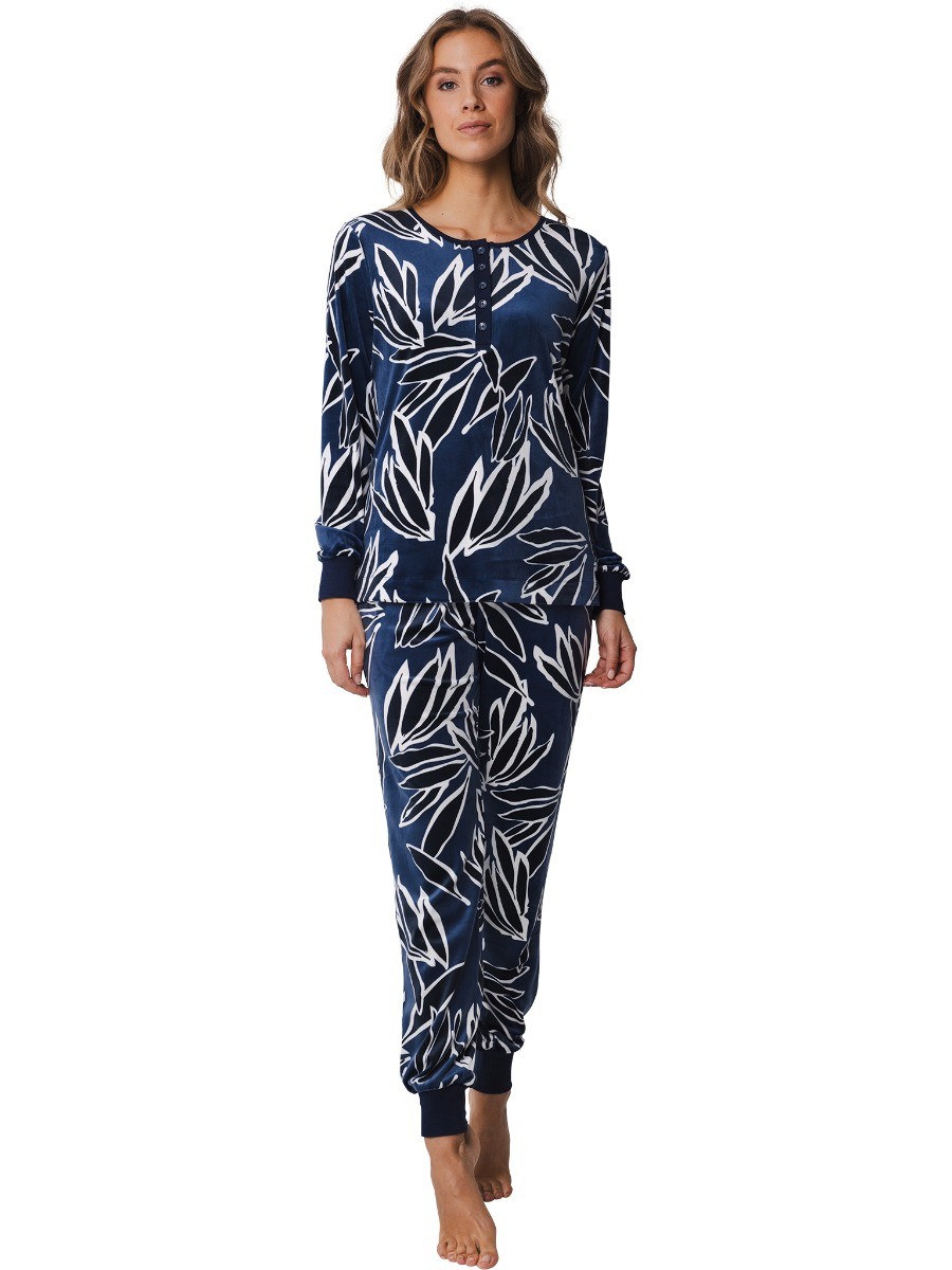 Dames Pyjama Dark Blue