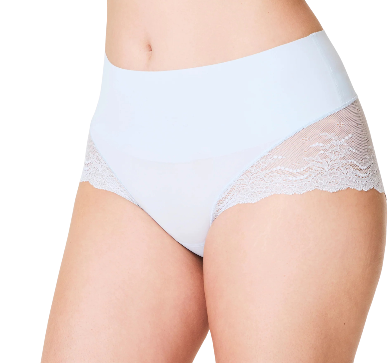 Dames Undie-Tectable Lace Hi-Hipster Sky