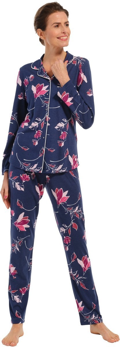 Dames Pyjama Dark Blue