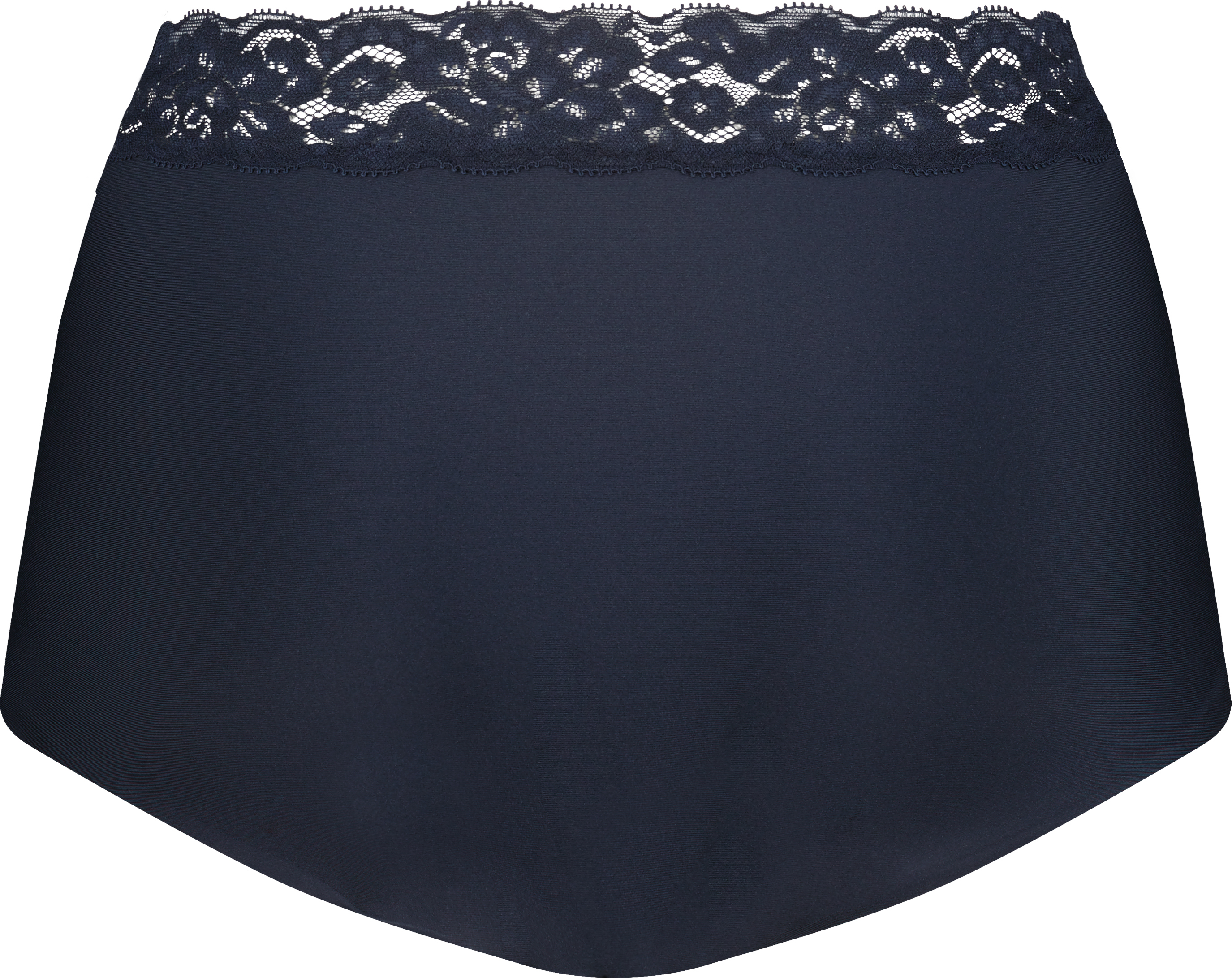 Secrets Dames High Waist Met Kant Dark Navy