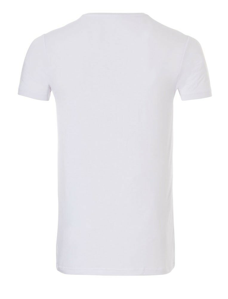 Basics Bamboo Viscose Heren T-Shirt Wit