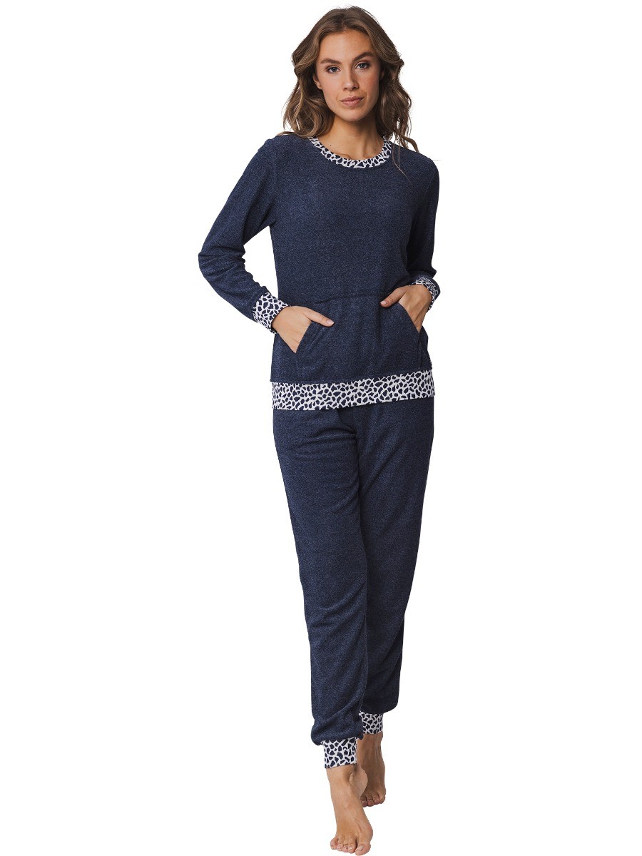 Dames Pyjama Dark Blue