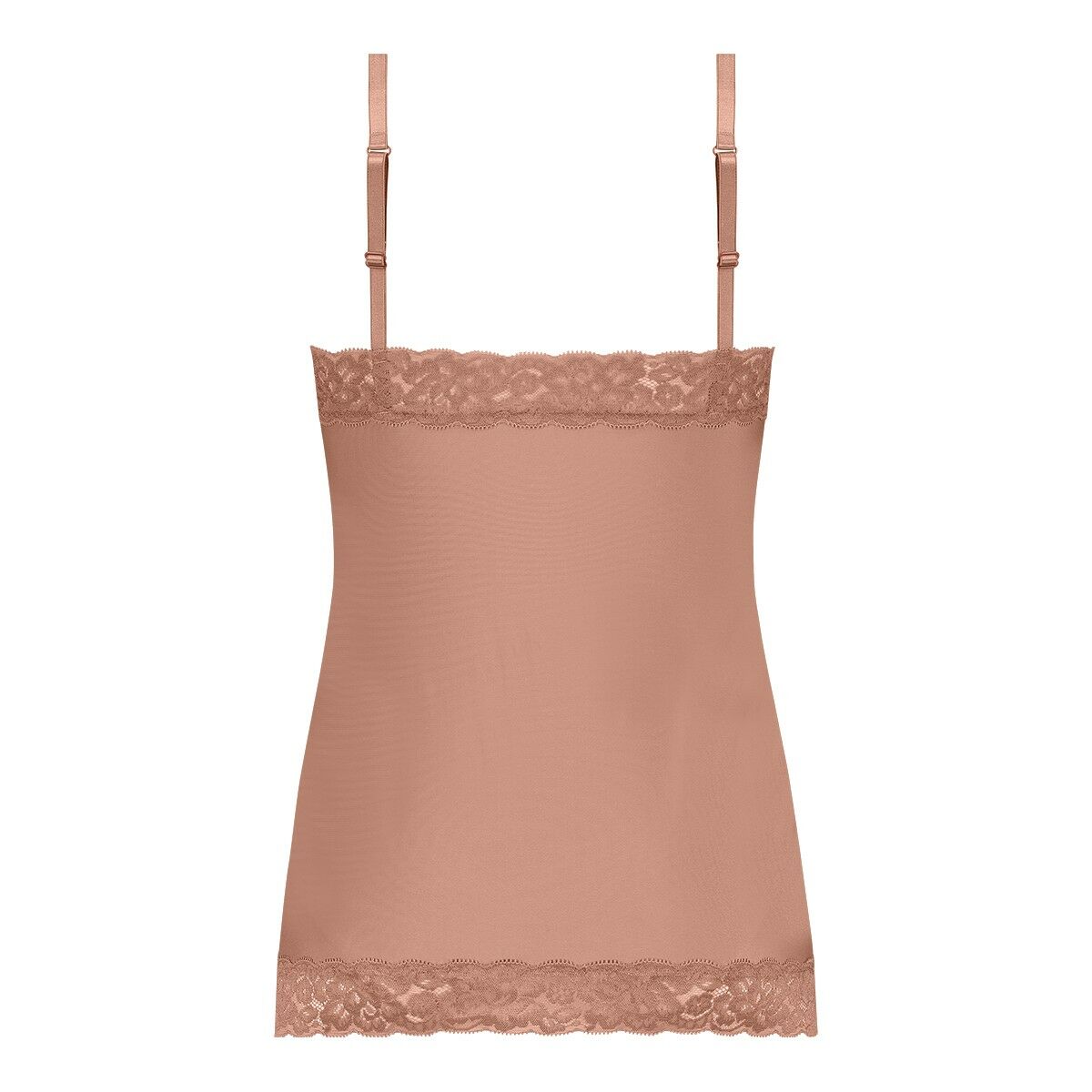 Secrets Dames Spaghetti Top Met Kant Pink Nut