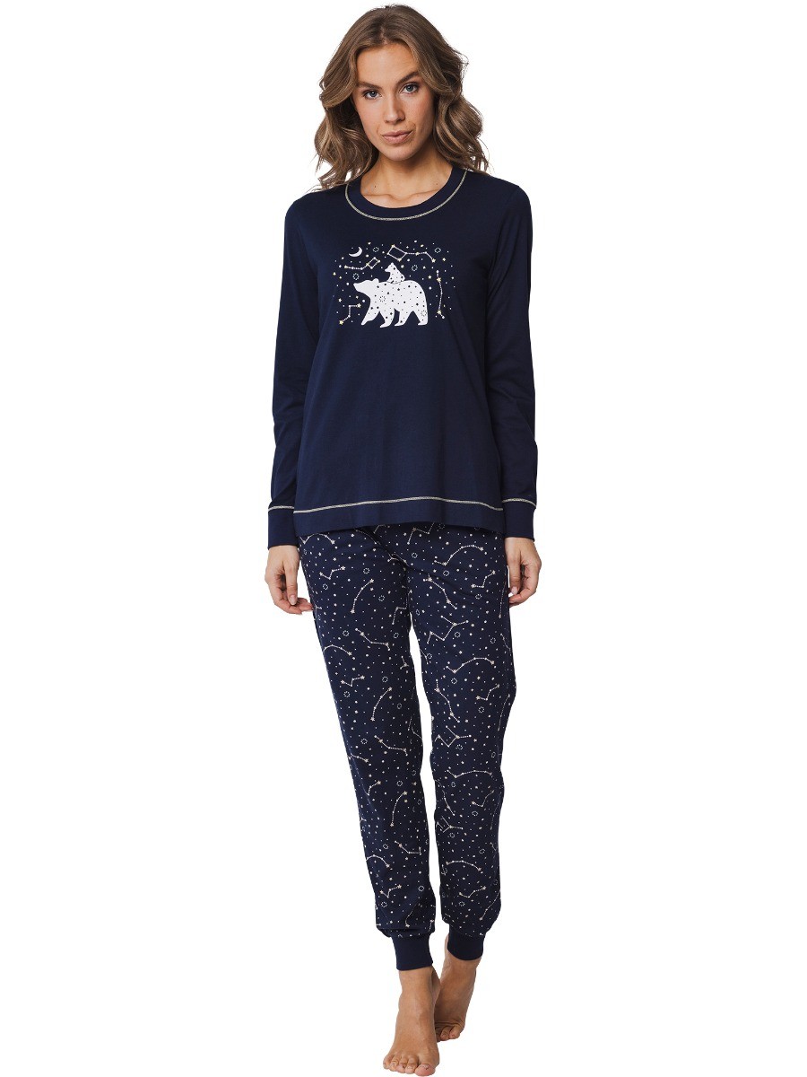 Dames Pyjama Dark Blue