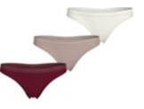 Dames Everyday Luxe String 3-Pack Red