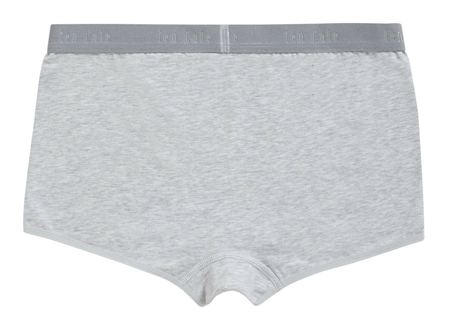 Basics Organic Cotton Stretch Meisjes Short 2-Pack Light Grey Melee