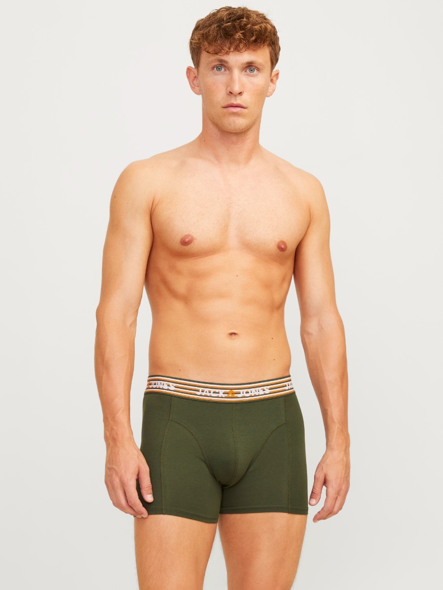 Heren Boxershorts 3-Pack Kombu Green