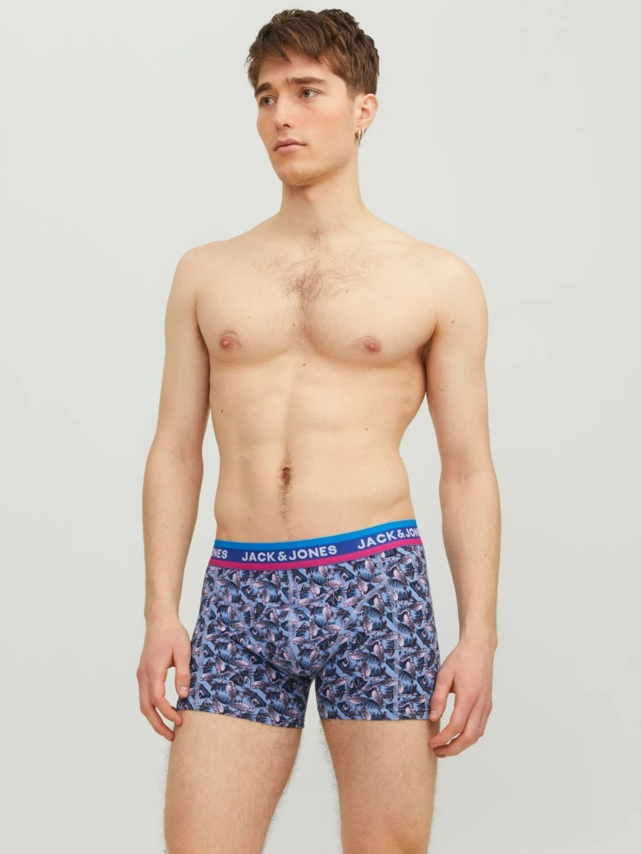 Heren Trunks 3-Pack Aster Blue