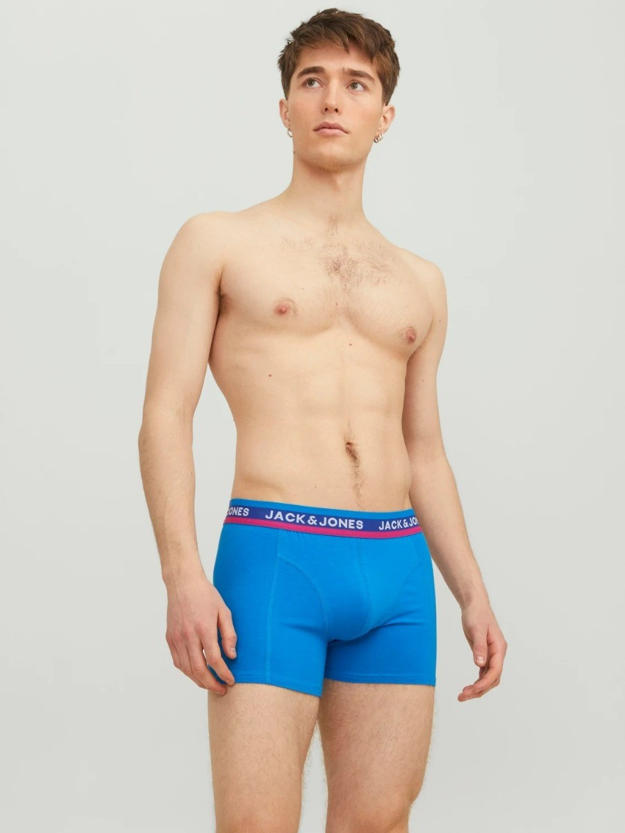 Heren Trunks 3-Pack Aster Blue