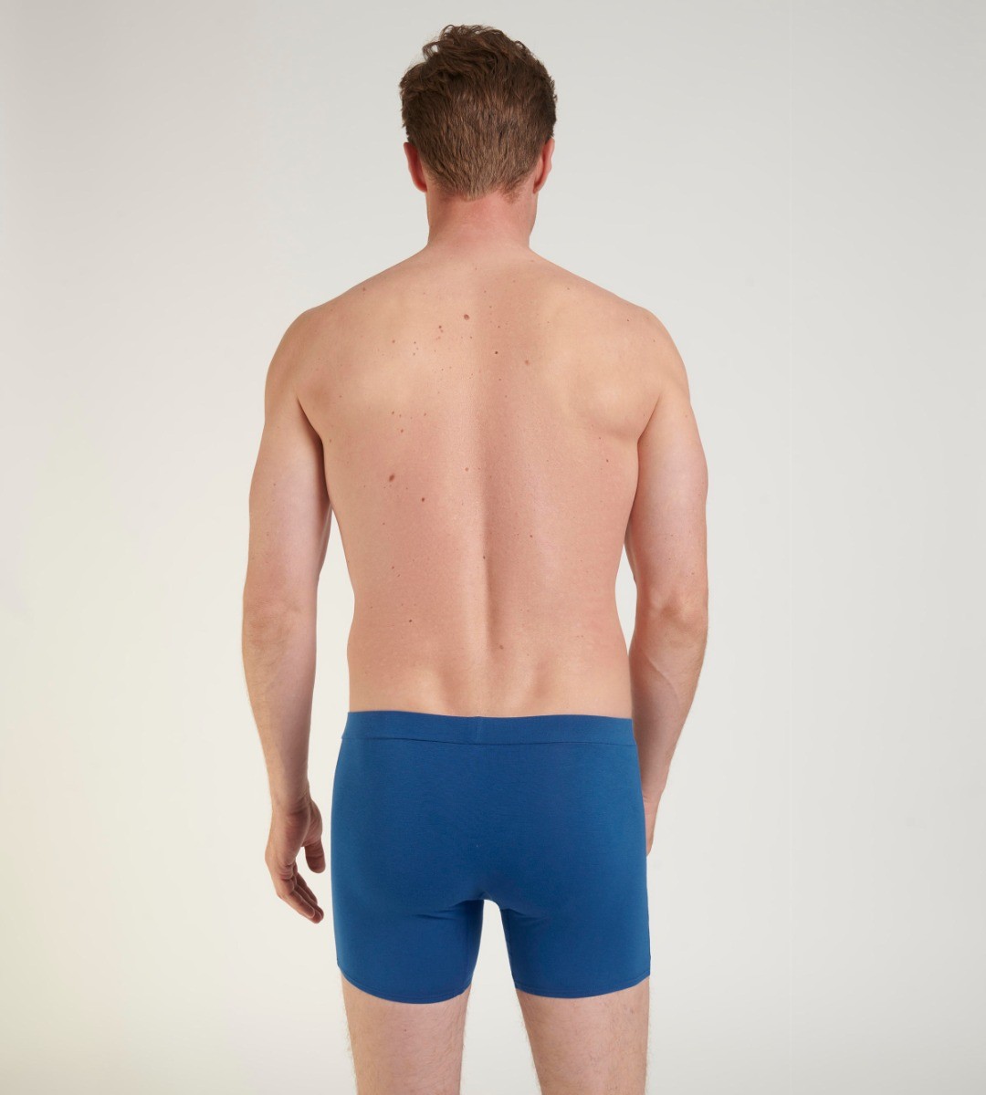 MEN Go Natural Heren Short 2-Pack Blauw