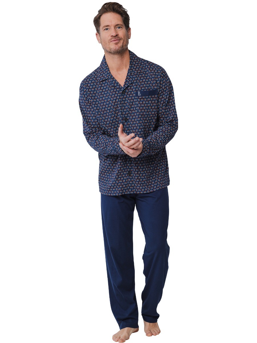 Heren Pyjama Blauw