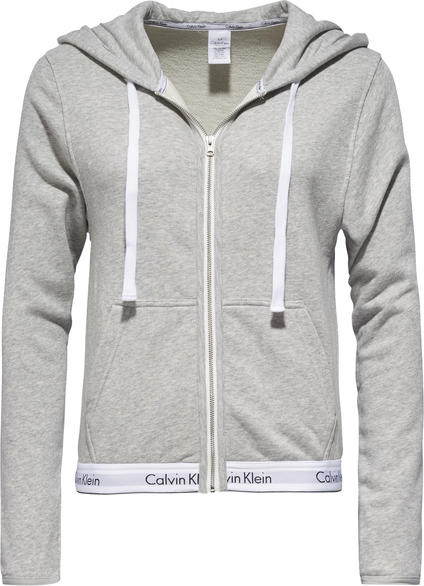 Modern Cotton Dames Zipper Hoodie Grey Heather