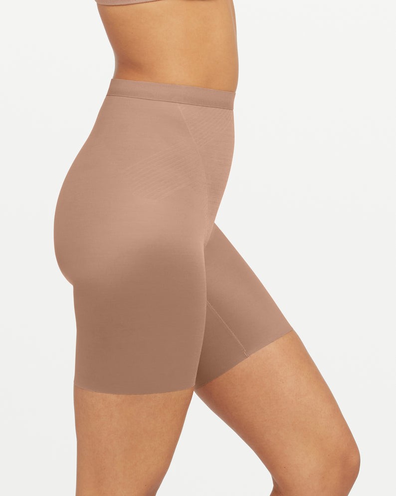 Thinstincts 2.0 Dames Mid-Thigh Short Cafe au lait