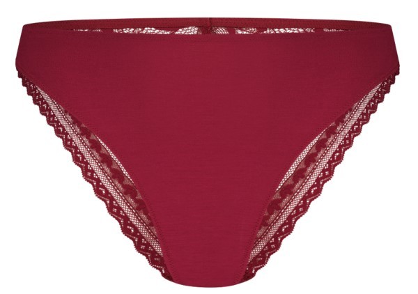 Secrets Modal Dames Slip Met Kant  Beet Red