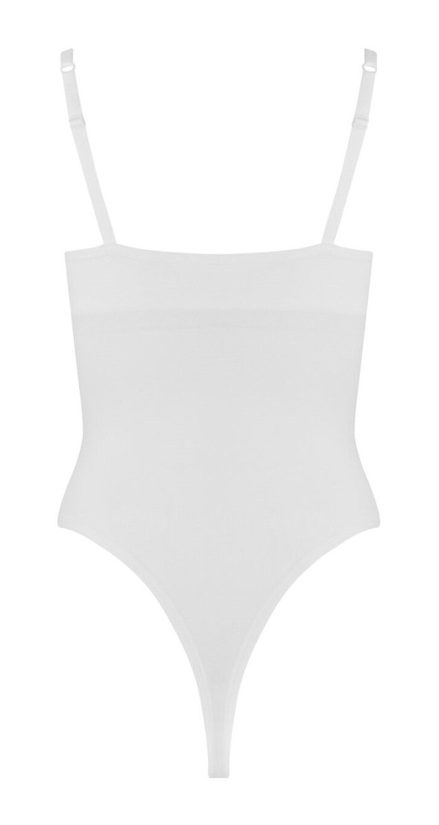 Dames Soft Thong Body Crispy White