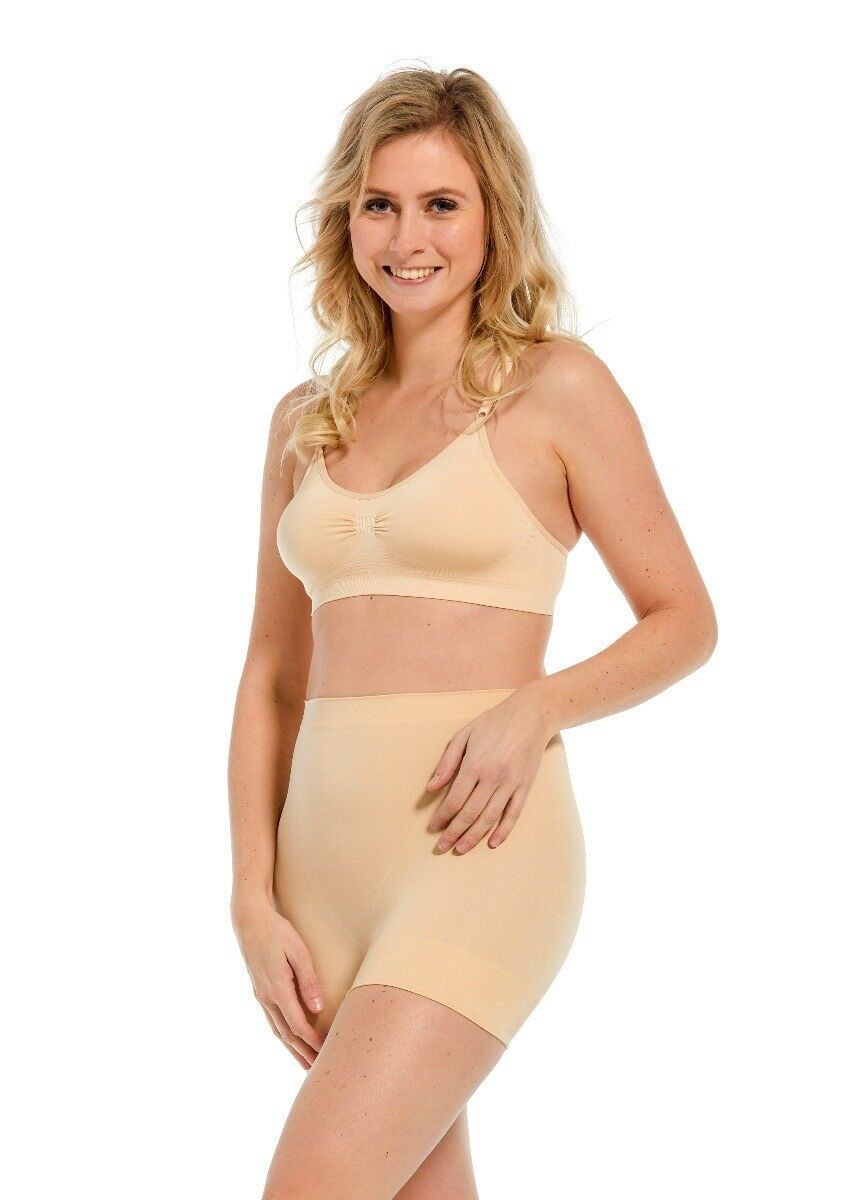 Dames Comfort Bra With Spaghetti Straps Latte